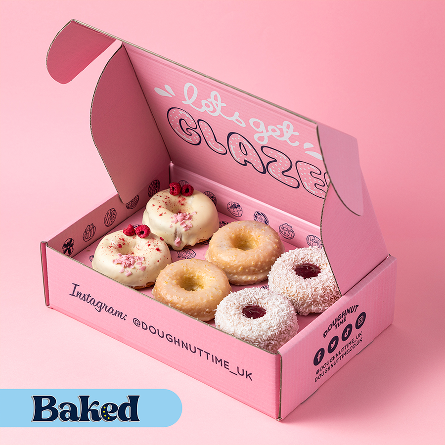 "Baked Afternoon Tea" gluten-friendly cake doughnut gift box