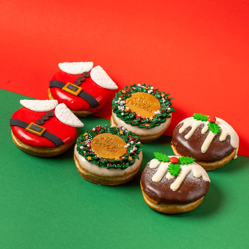 "Santa's Favorites" doughnut gift box