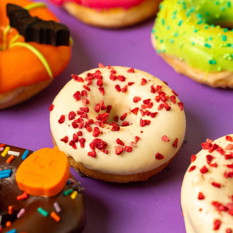 Glutenfriendly Halloween mini doughnut gift box