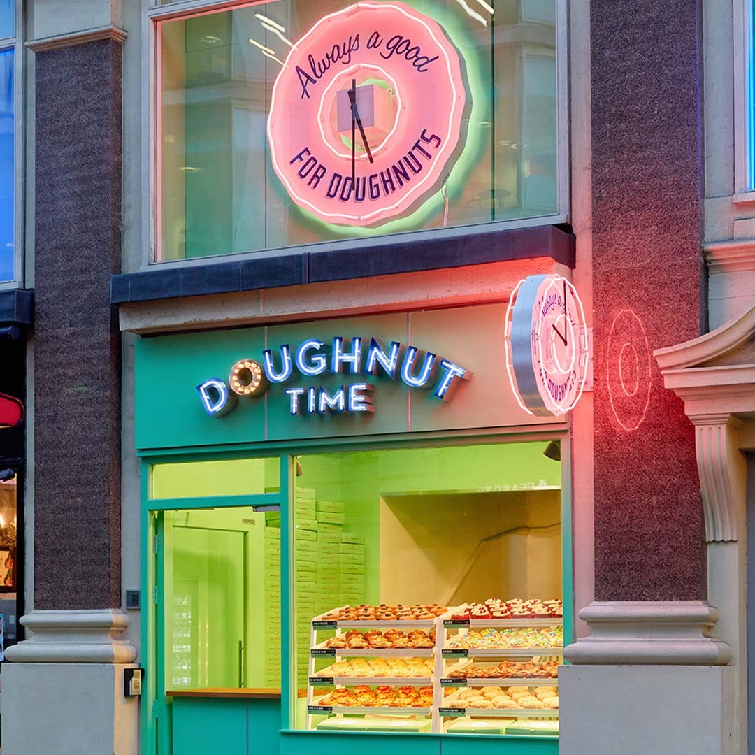 Doughnut Time Flagship, London, Soho, 96 Shaftsbury Avenue