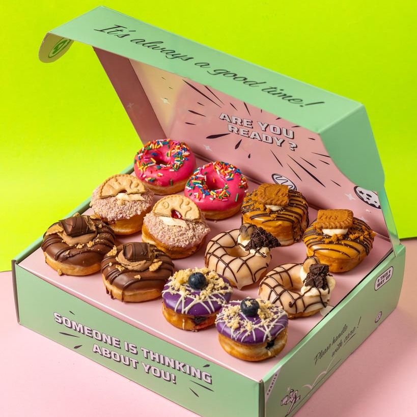 "Dt Classic" mini doughnut gift box