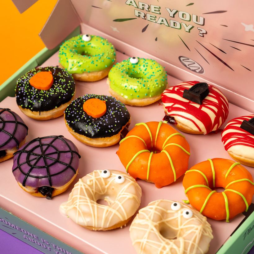 Halloween Partybox - 24 mini doughnuts (VG)