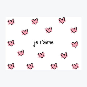 Card "Je t'aime"
