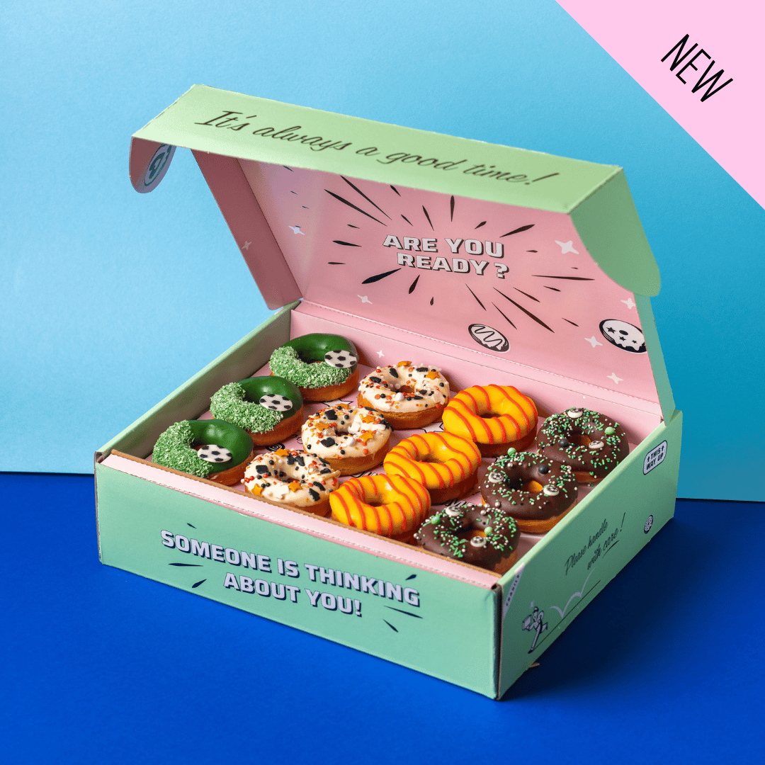 "Football star" Mini-Donut gift box