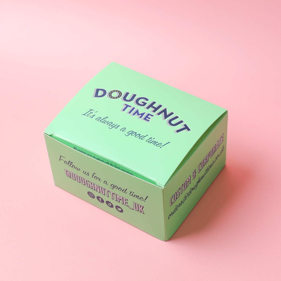 Single Doughnut Time Green Box