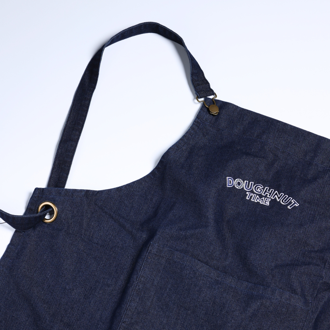 Doughnut Time Denim Effect Apron