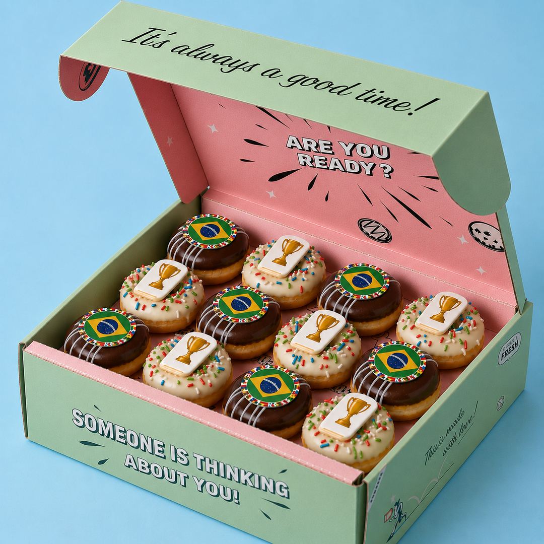WC 26 Choose Your Country mini doughnut gift box