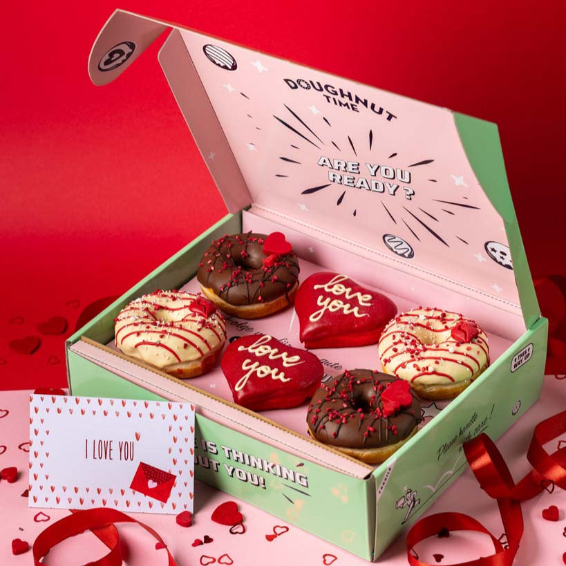 "Valentine's Special" doughnut gift box