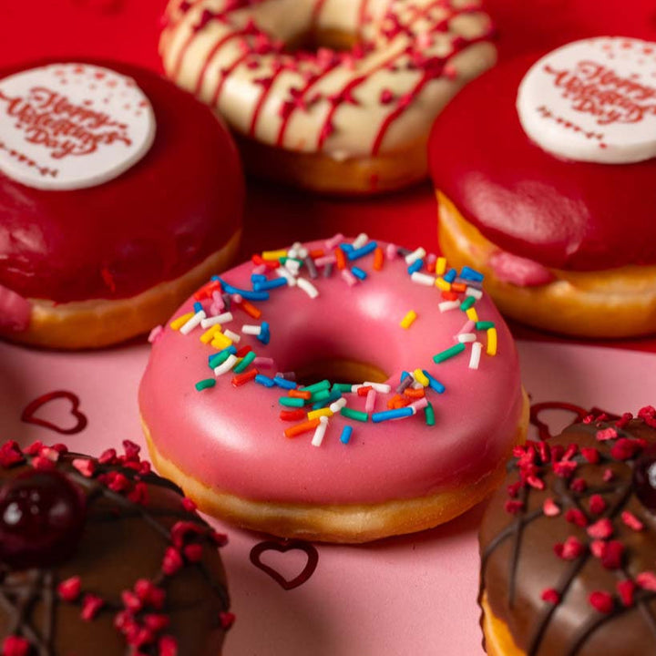 "Valentines Special" vegan mini doughnut gift box