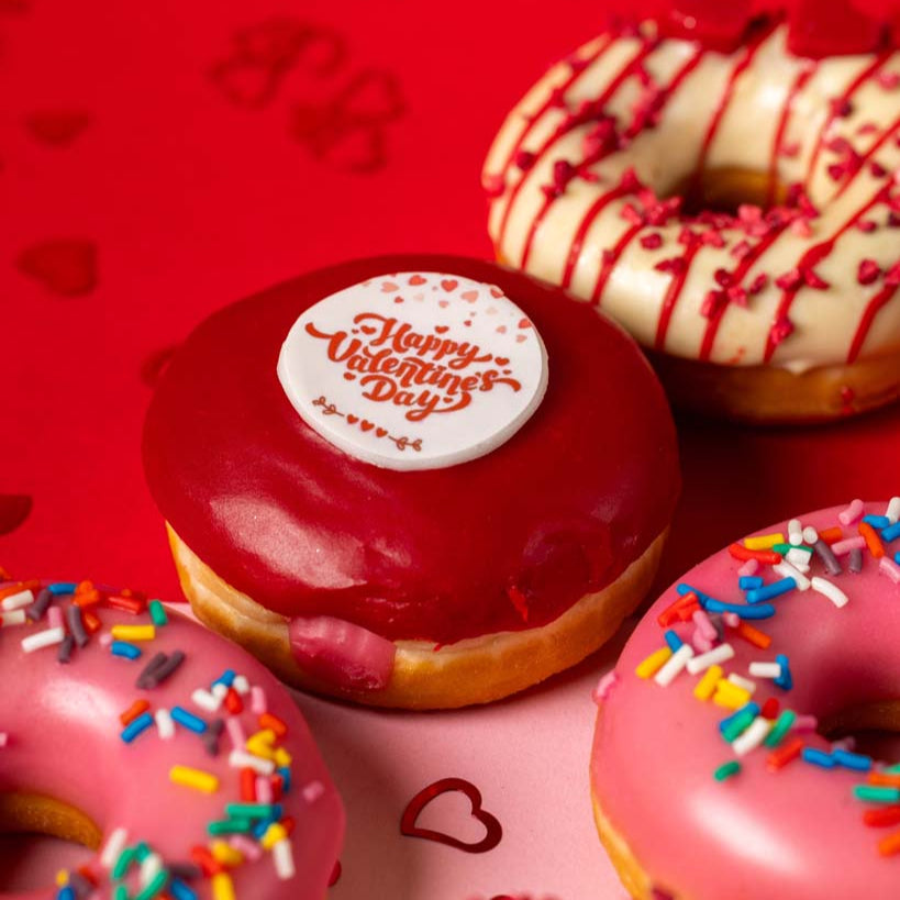 "Valentines Special" vegan mini doughnut gift box