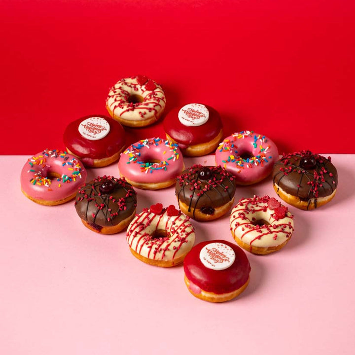 "Valentines Special" vegan mini doughnut gift box