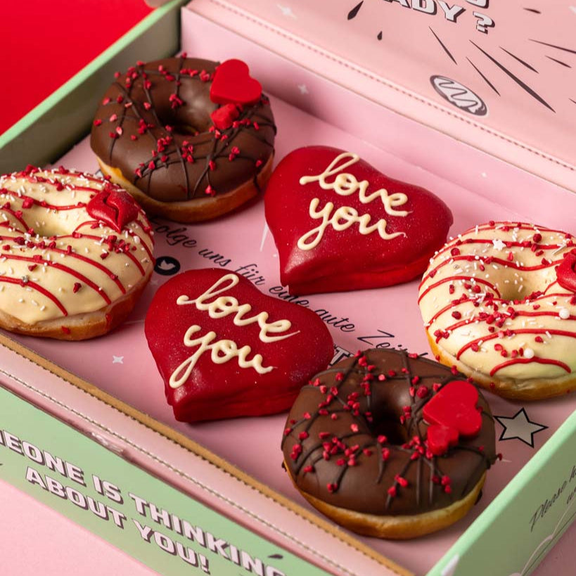 "Valentine's Special" doughnut gift box