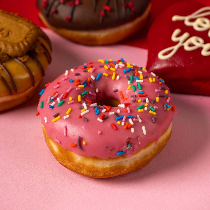 "Vegan Valentine's" doughnut gift box