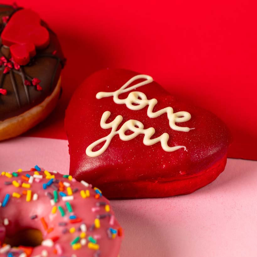 "Vegan Valentine's" doughnut gift box