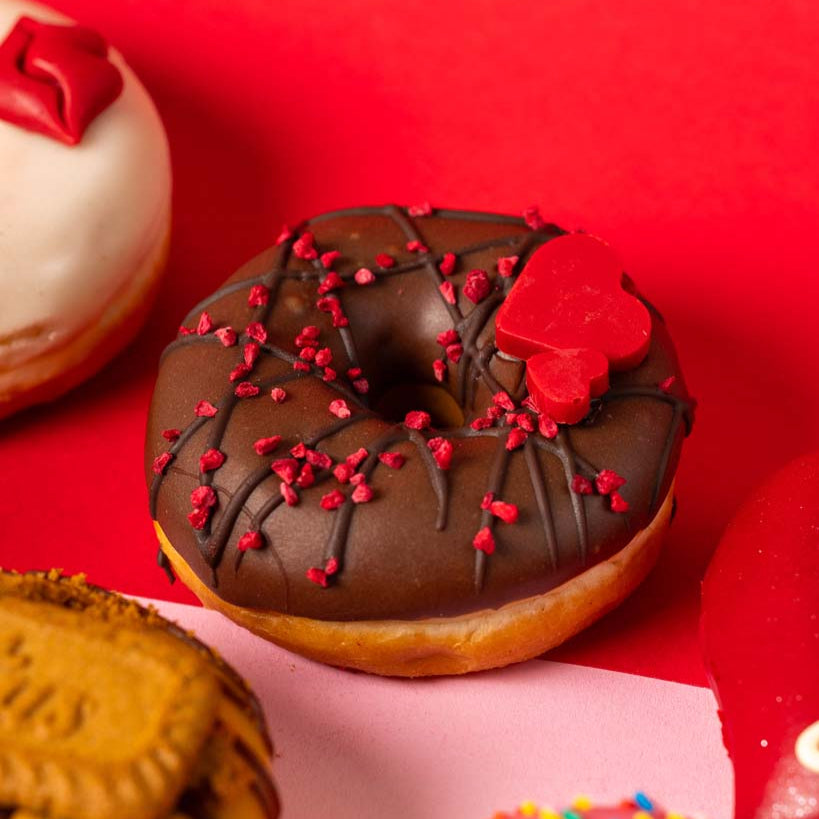 "Vegan Valentine's" doughnut gift box