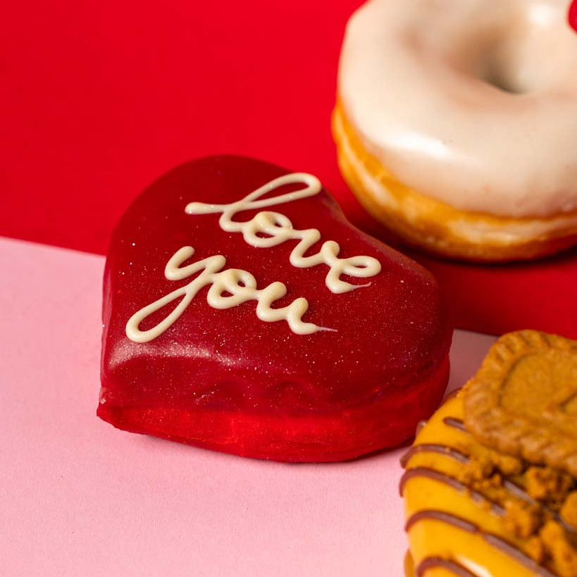 "Vegan Valentine's" doughnut gift box