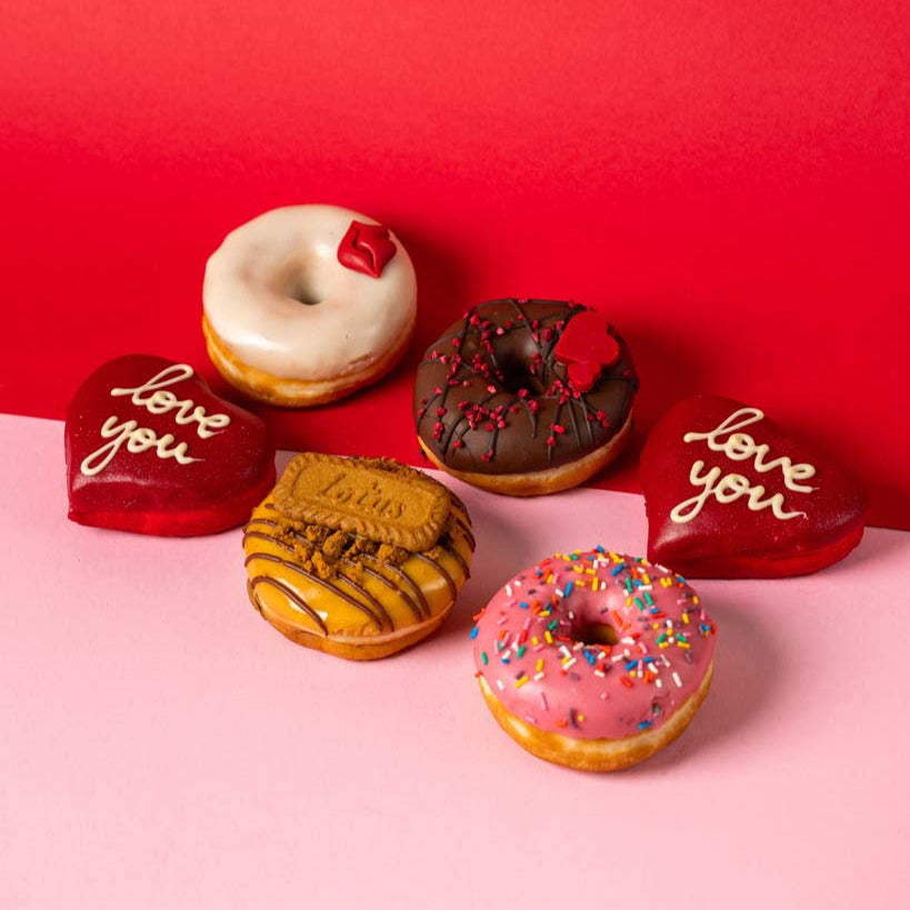 "Vegan Valentine's" doughnut gift box