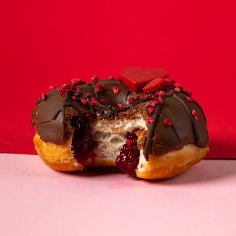 "Vegan Valentine's" doughnut gift box