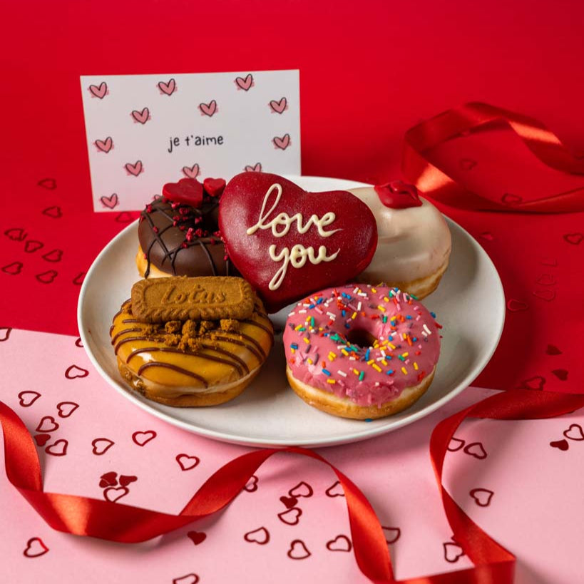 "Vegan Valentine's" doughnut gift box