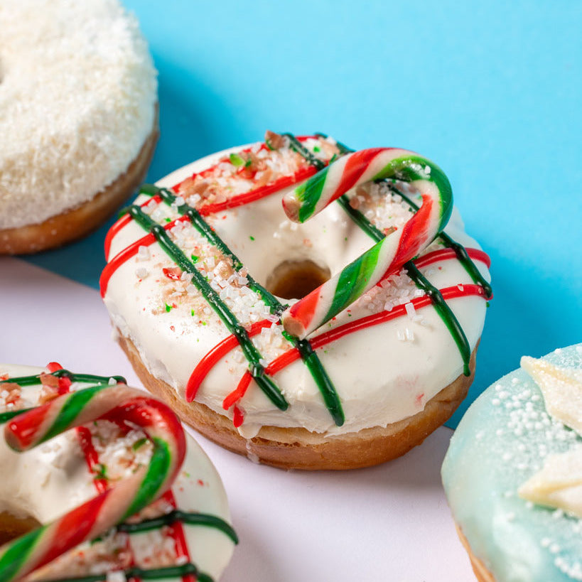 "Vegan Christmas" doughnut gift box
