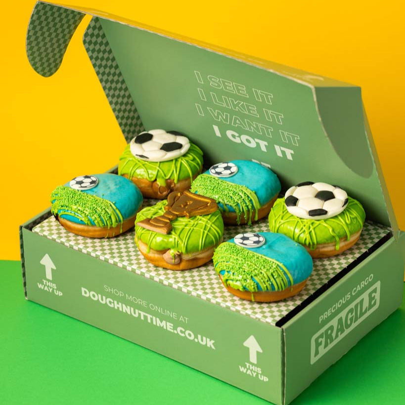 "Football Special" doughnut gift box (vegan)