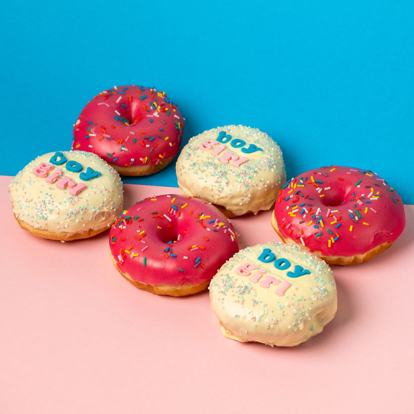 Gender Reveal Doughnut gift box (vegan)