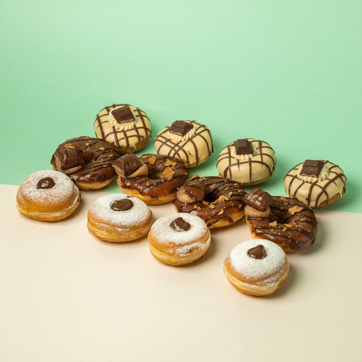 Mini doughnut party box XL – 60 mini doughnuts