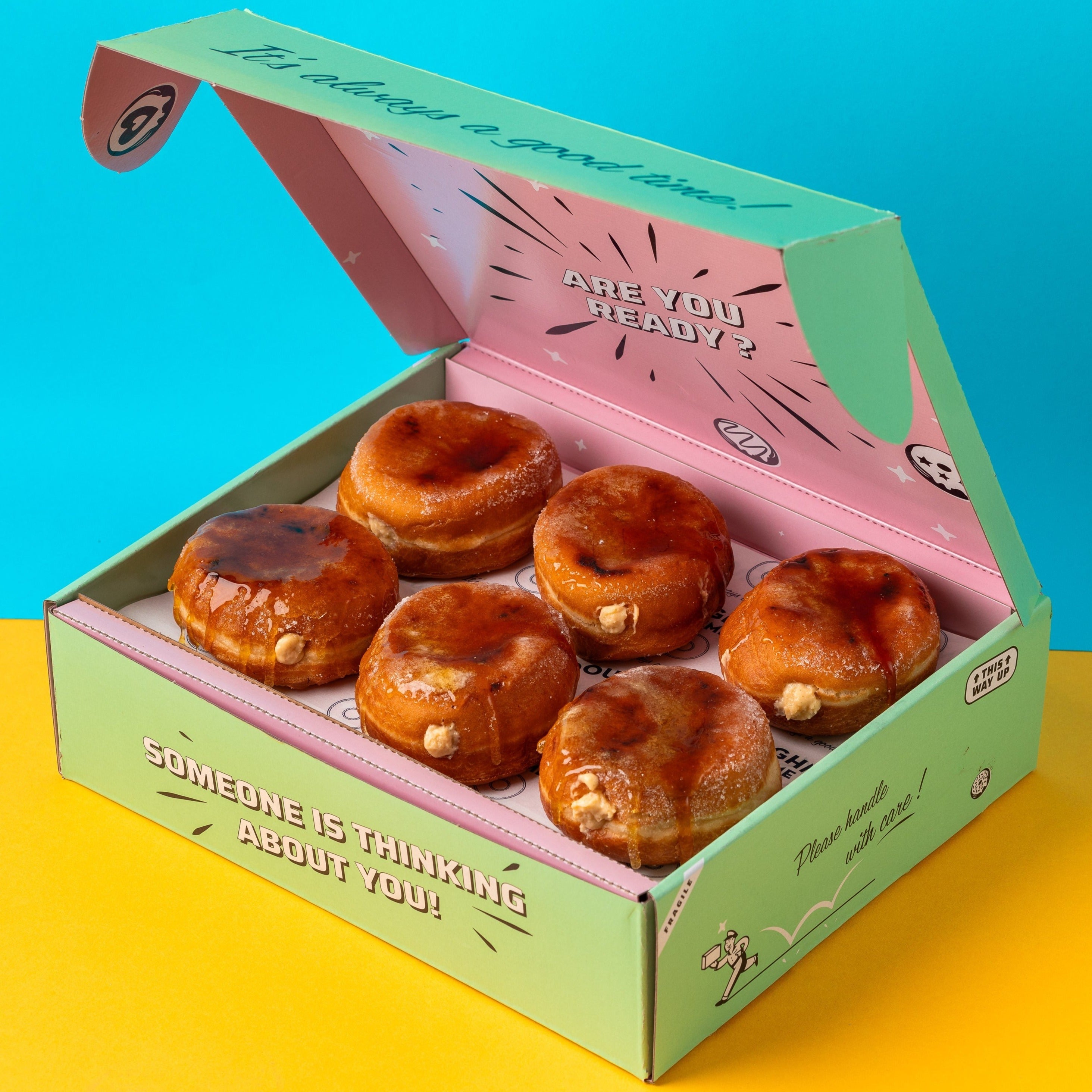 Vegan donut party service gift box