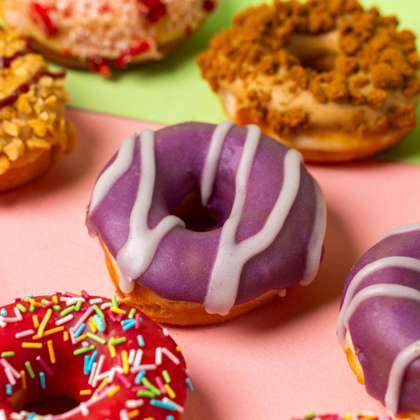 "Fruity Season" Mini-Donut gift box (vegan)