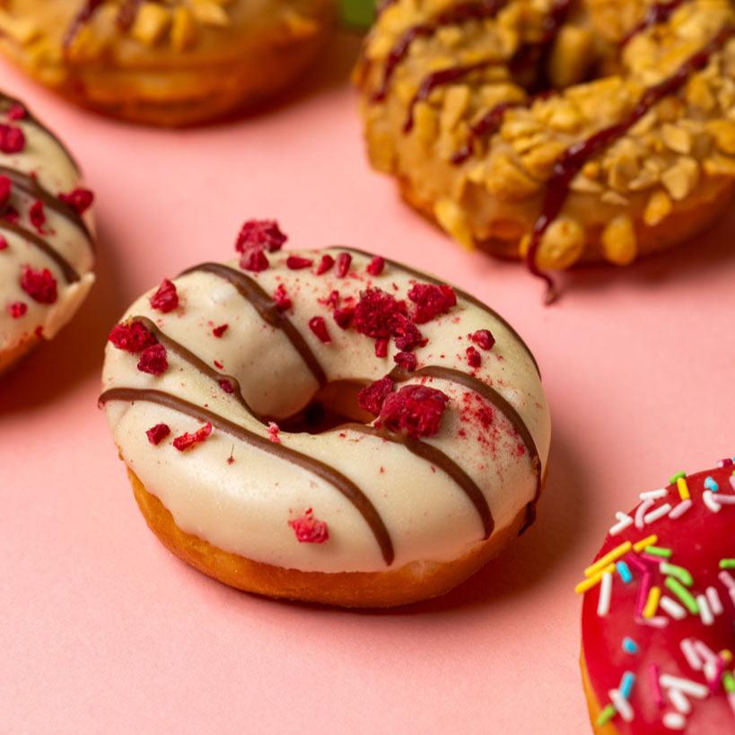 "Fruity Season" Mini-Donut gift box (vegan)