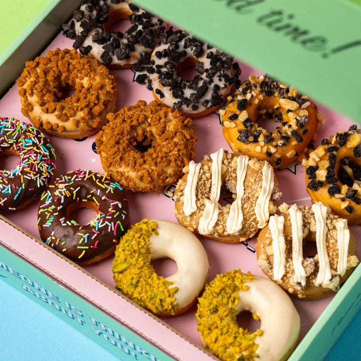 "Coffee Break" vegan mini doughnut gift box