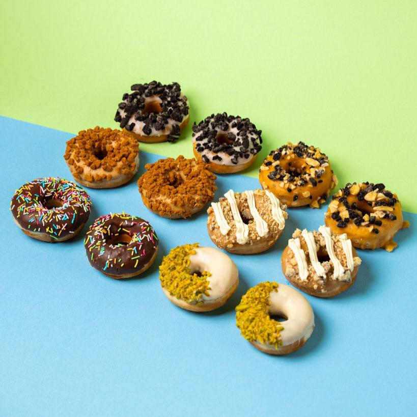 "Coffee Break" Mini-Donut gift box (vegan)