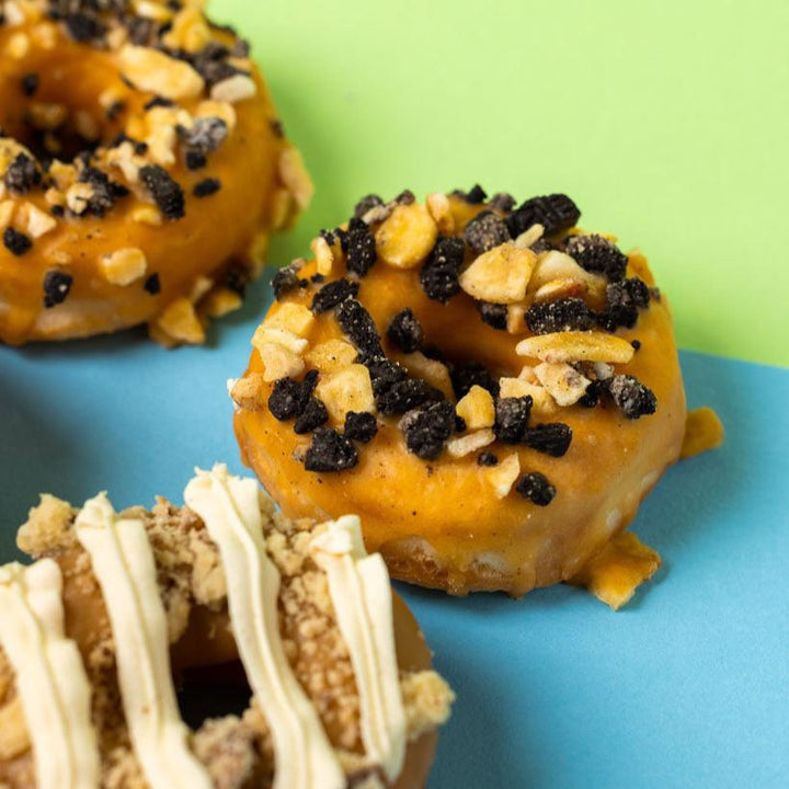 "Coffee Break" vegan mini doughnut gift box