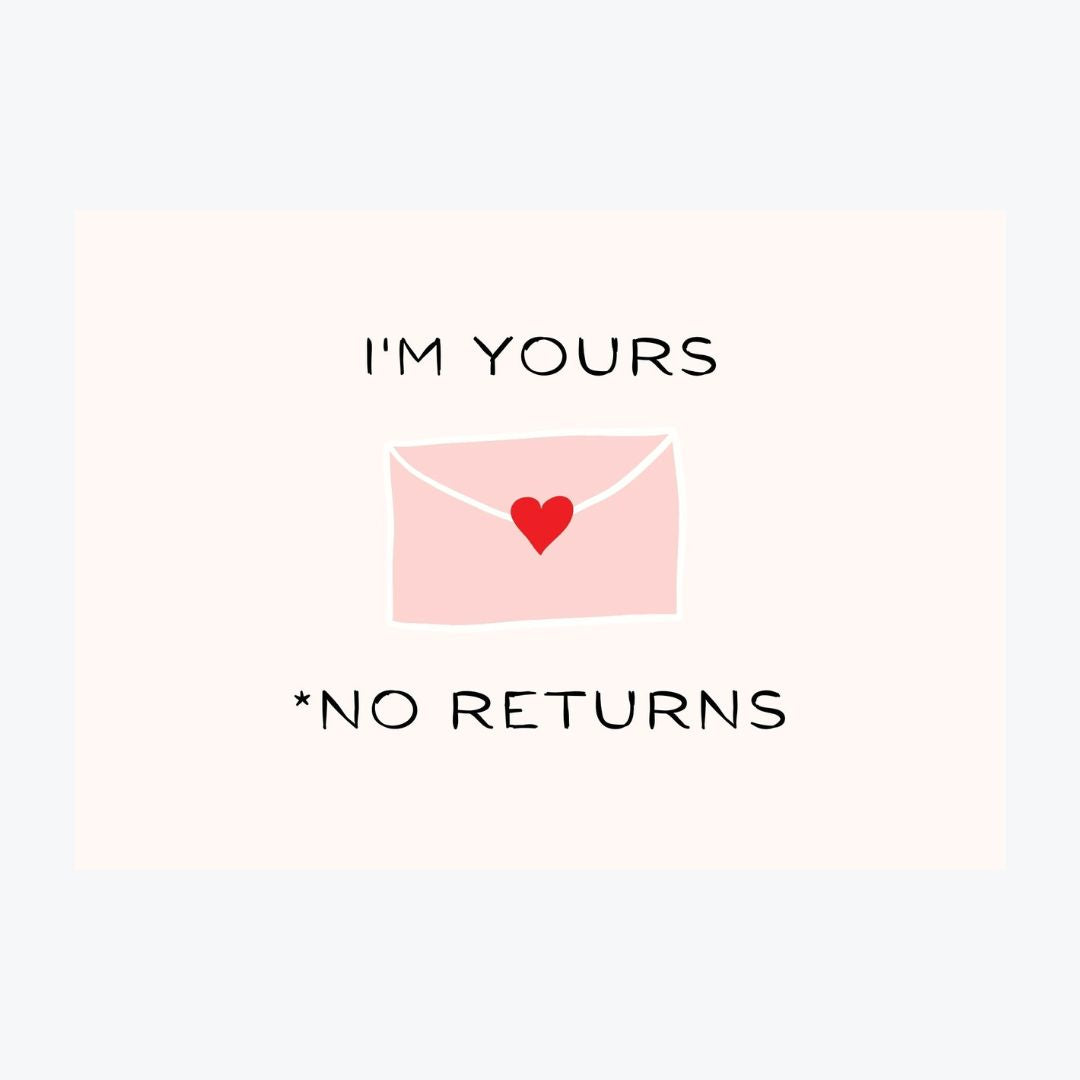 Map "I'm yours, no returns"