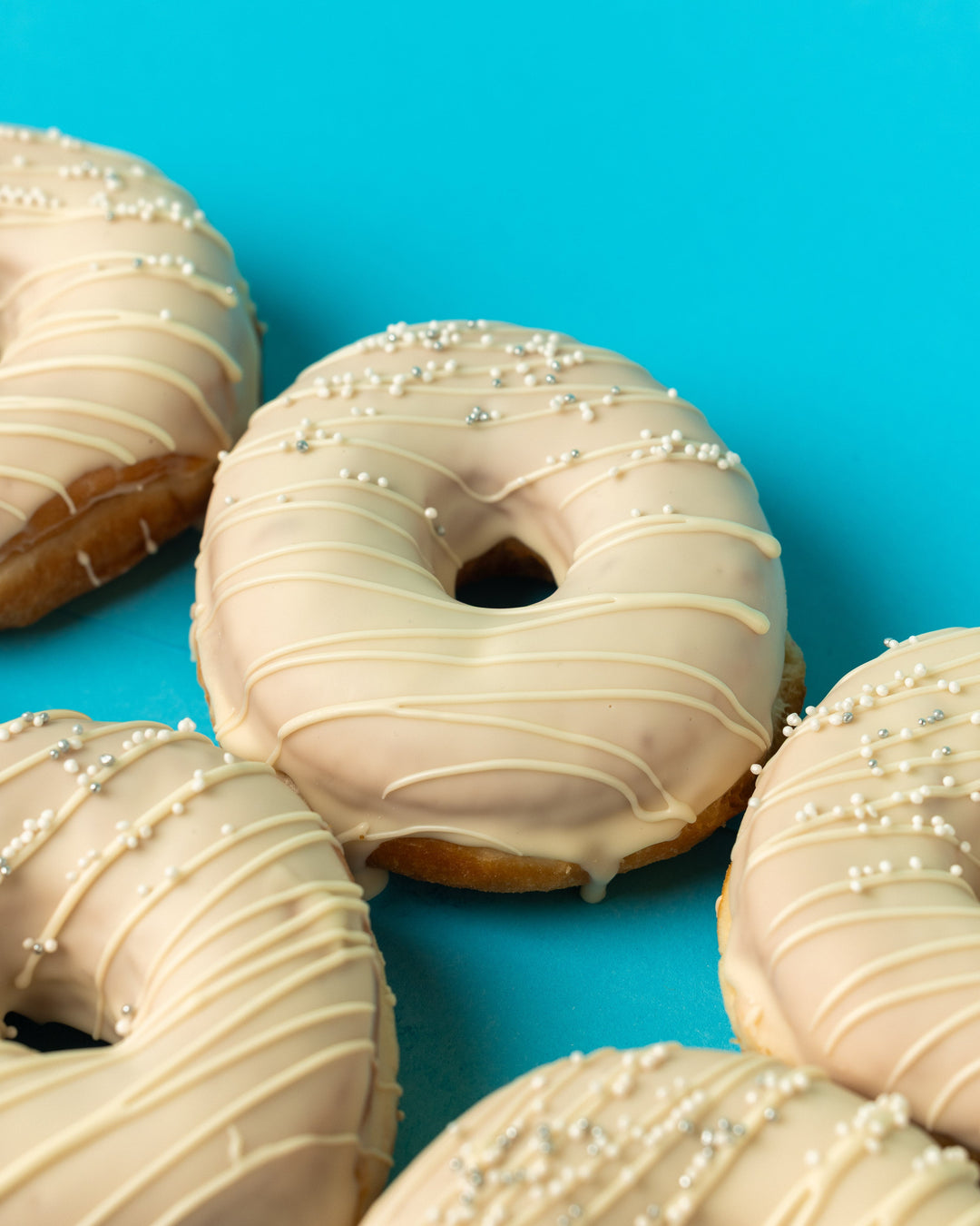 "Something White" vegan wedding doughnut gift box