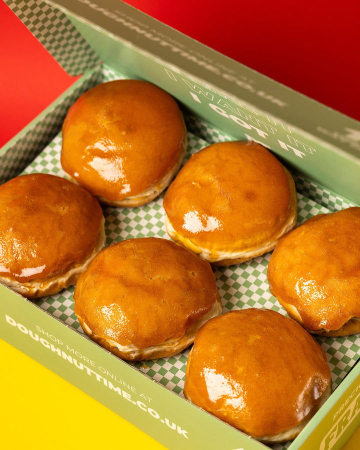 "Crème brûlée" vegan doughnut gift box