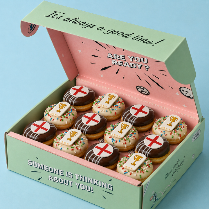 WC 26 Choose Your Country mini doughnut gift box
