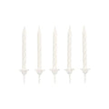Birthday candles - White