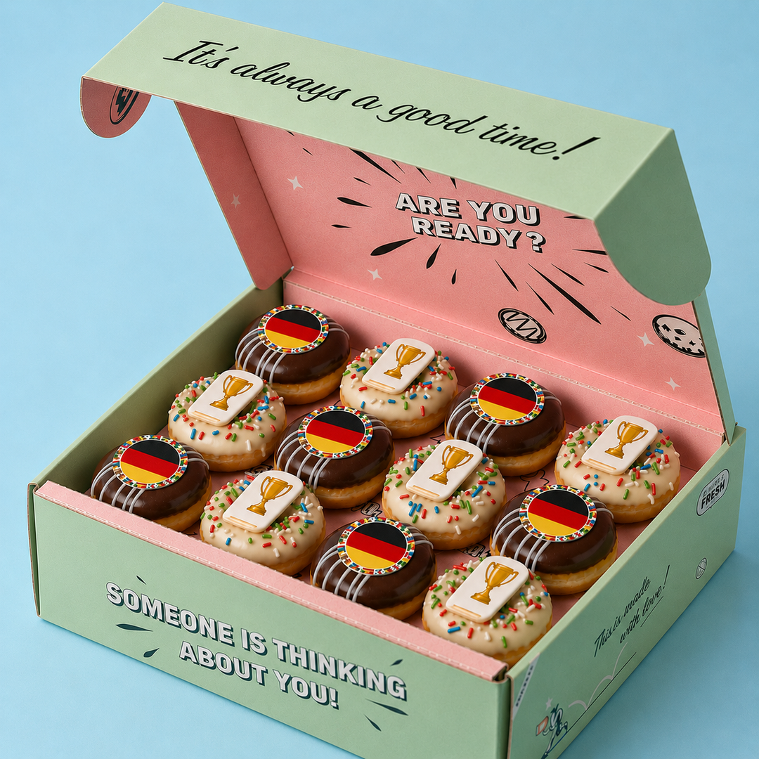 WC 26 Choose Your Country mini doughnut gift box