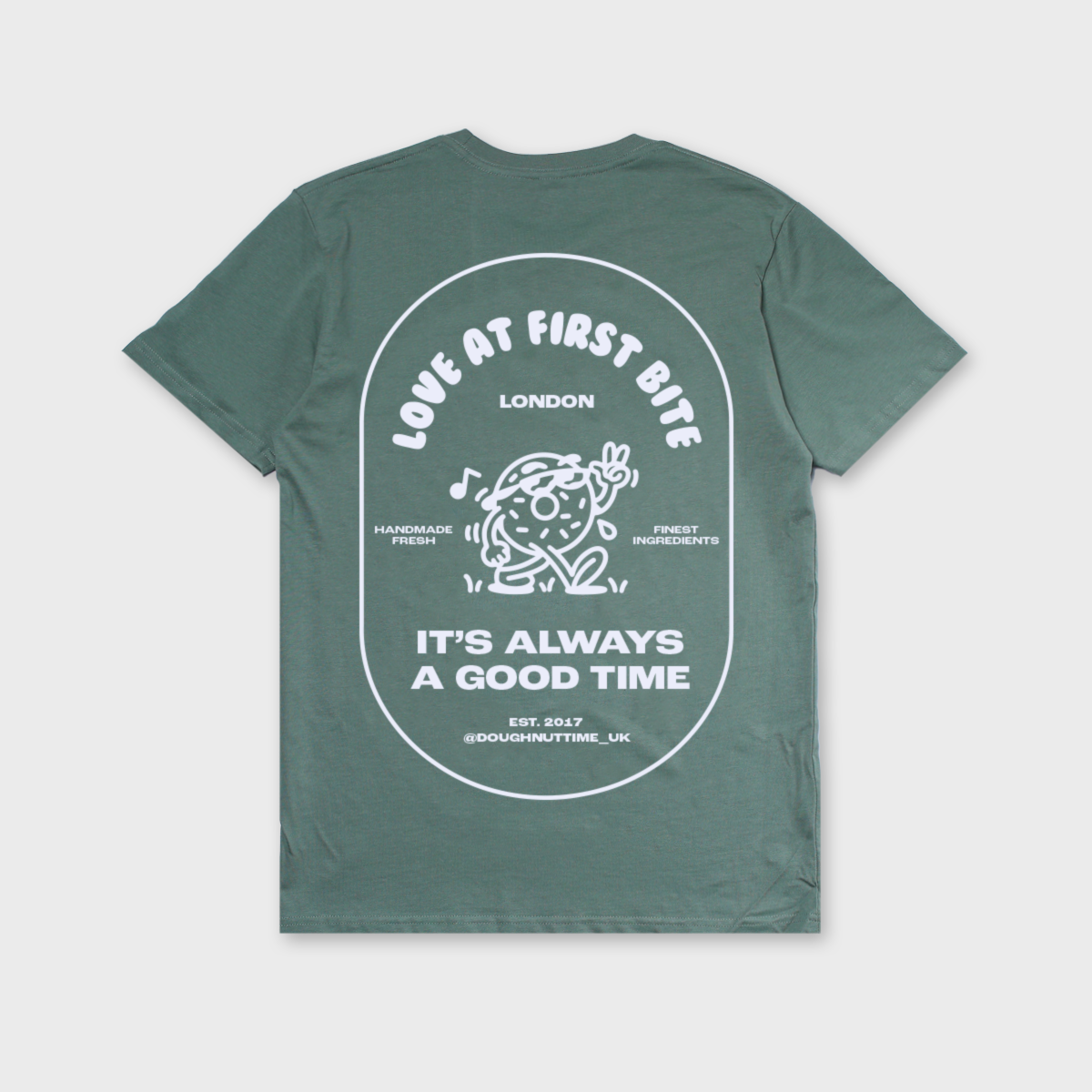 GREEN LOVE AT FIRST BITE TEE
