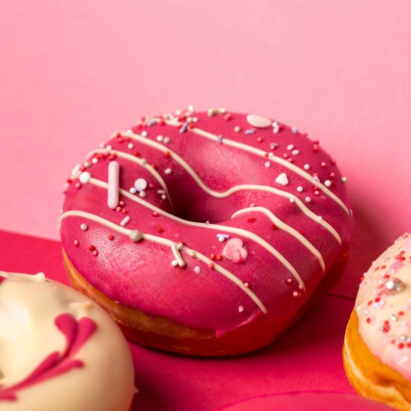 "Pink Party" Donut gift box (vegan)