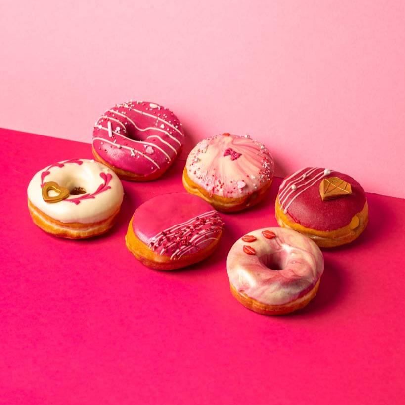 "Pink Party" Donut gift box (vegan)