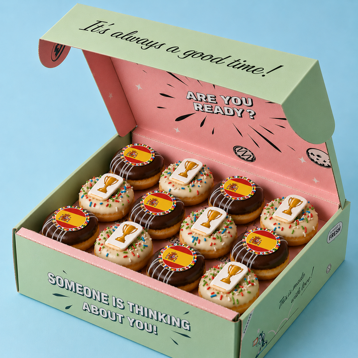 WC 26 Choose Your Country mini doughnut gift box