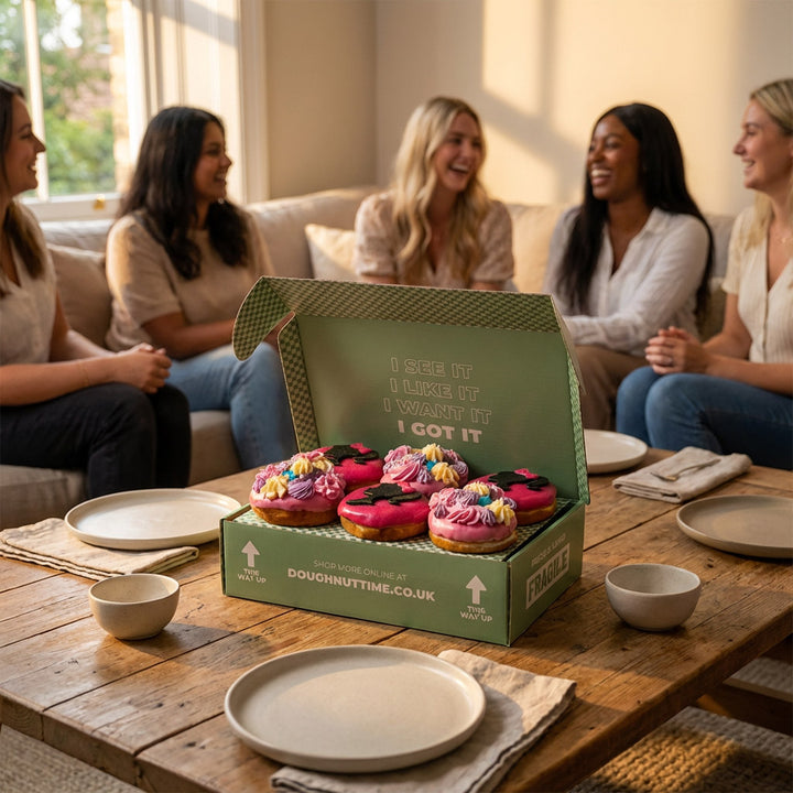 "Barbie Girl" vegan doughnut gift box