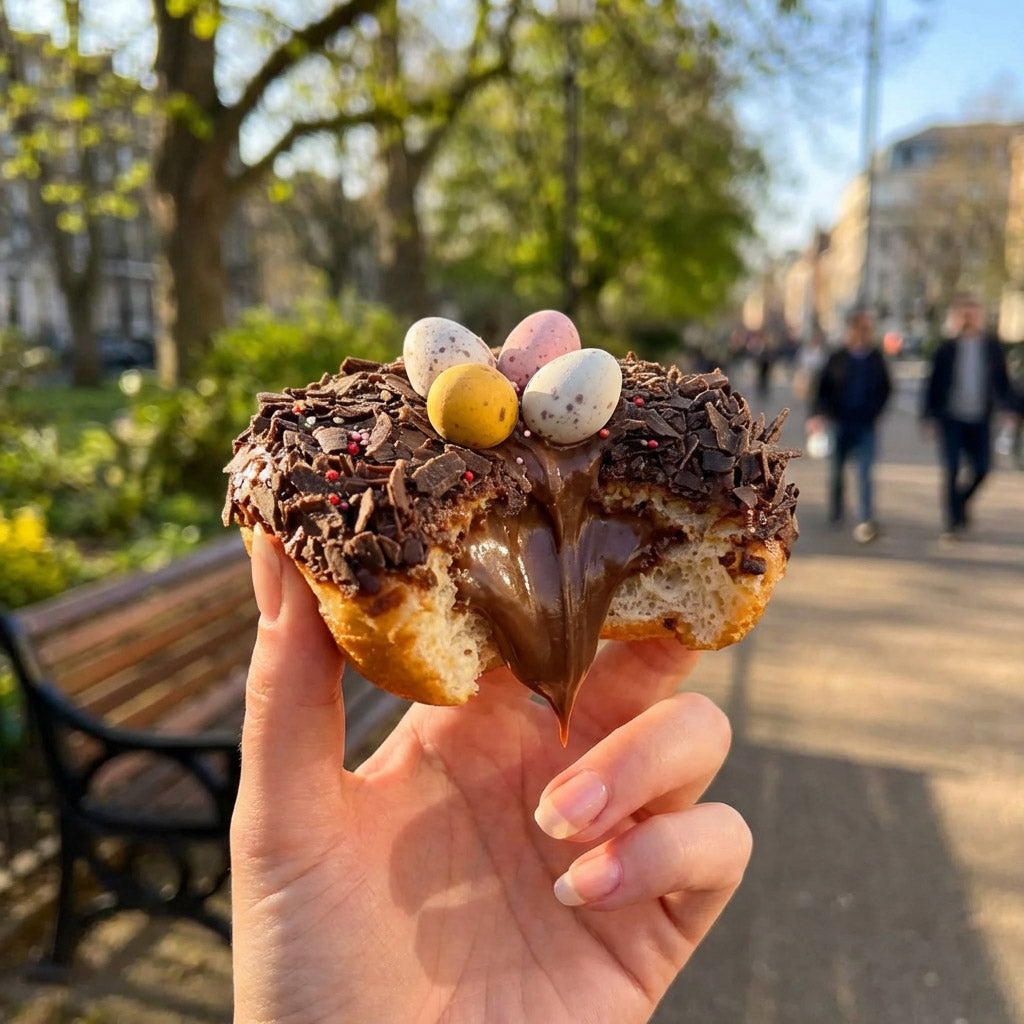 "Vegan Easter" doughnut gift box