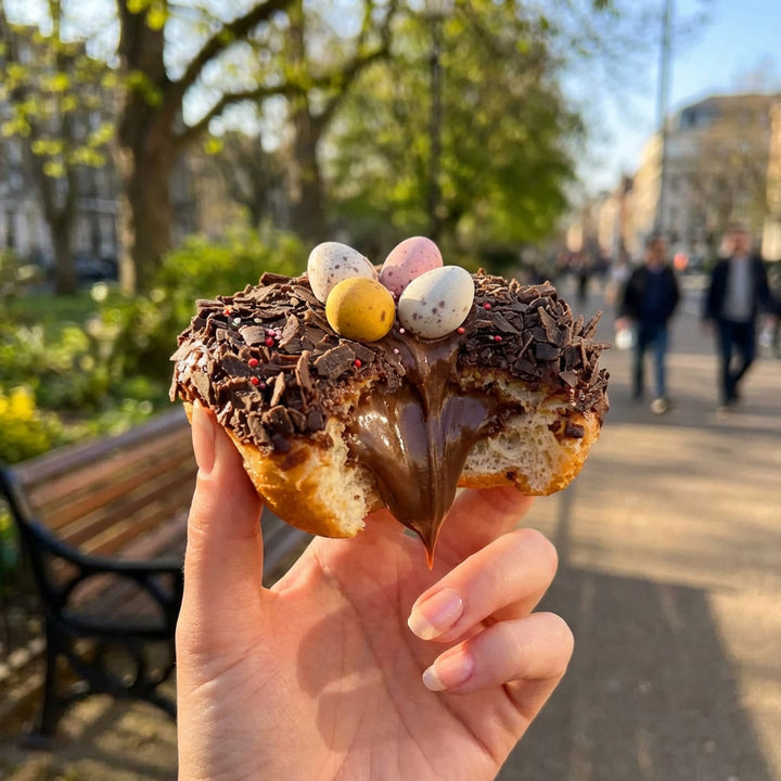 "Vegan Easter" doughnut gift box