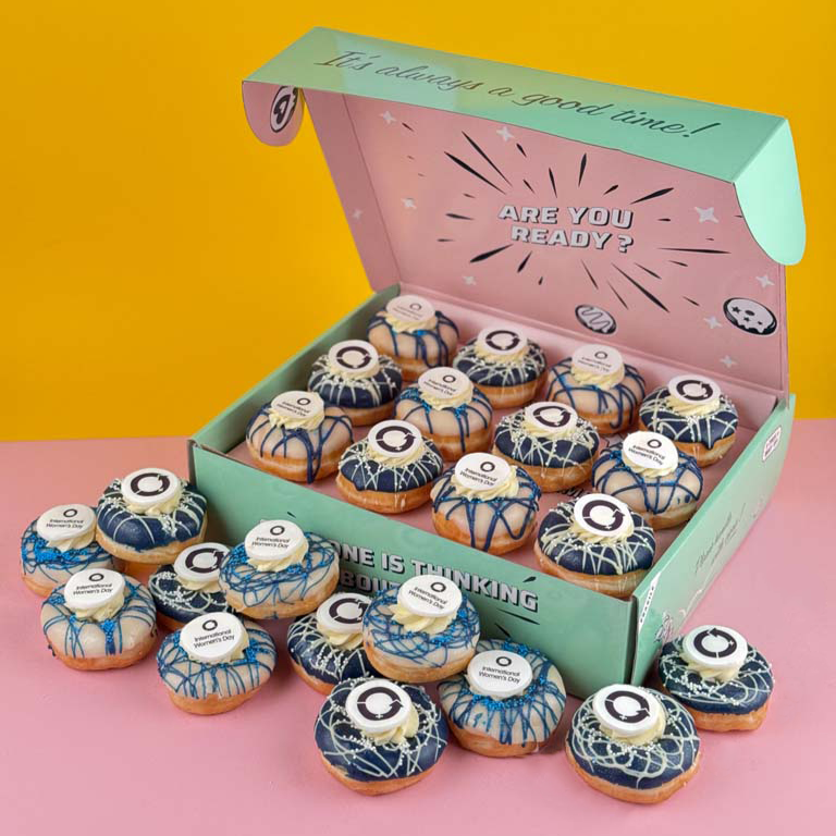 "Women's Day Special" mini doughnut gift box