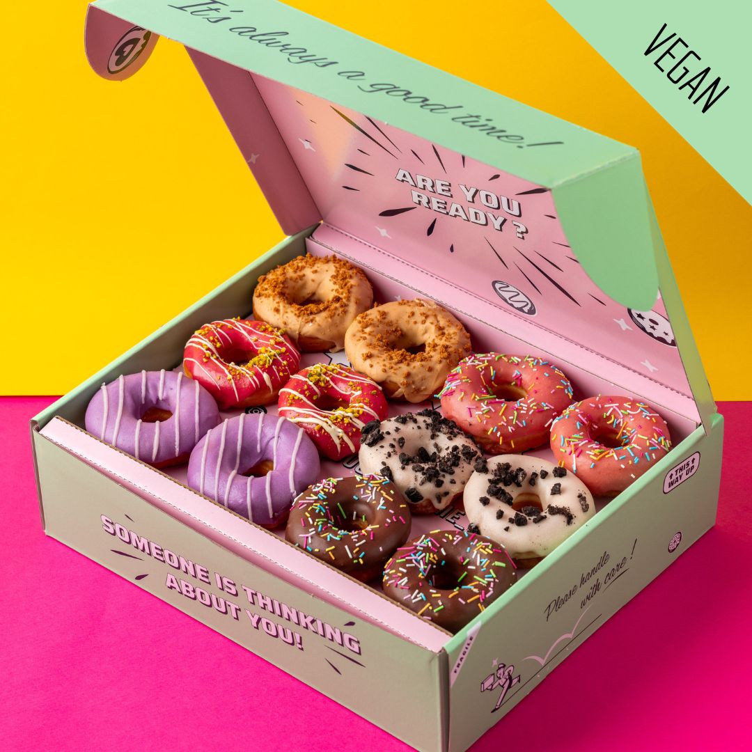 Mini-Donut gift box (vegan)