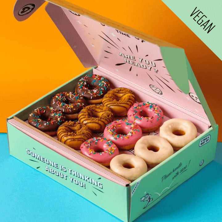"Classic Rings" vegan mini doughnut gift box