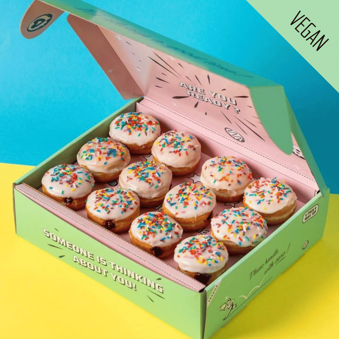 "Mini Berliner" vegan mini doughnut gift box